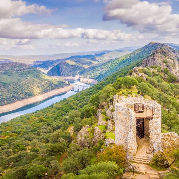Parque Nacional de Monfragüe cerca de Trujillo